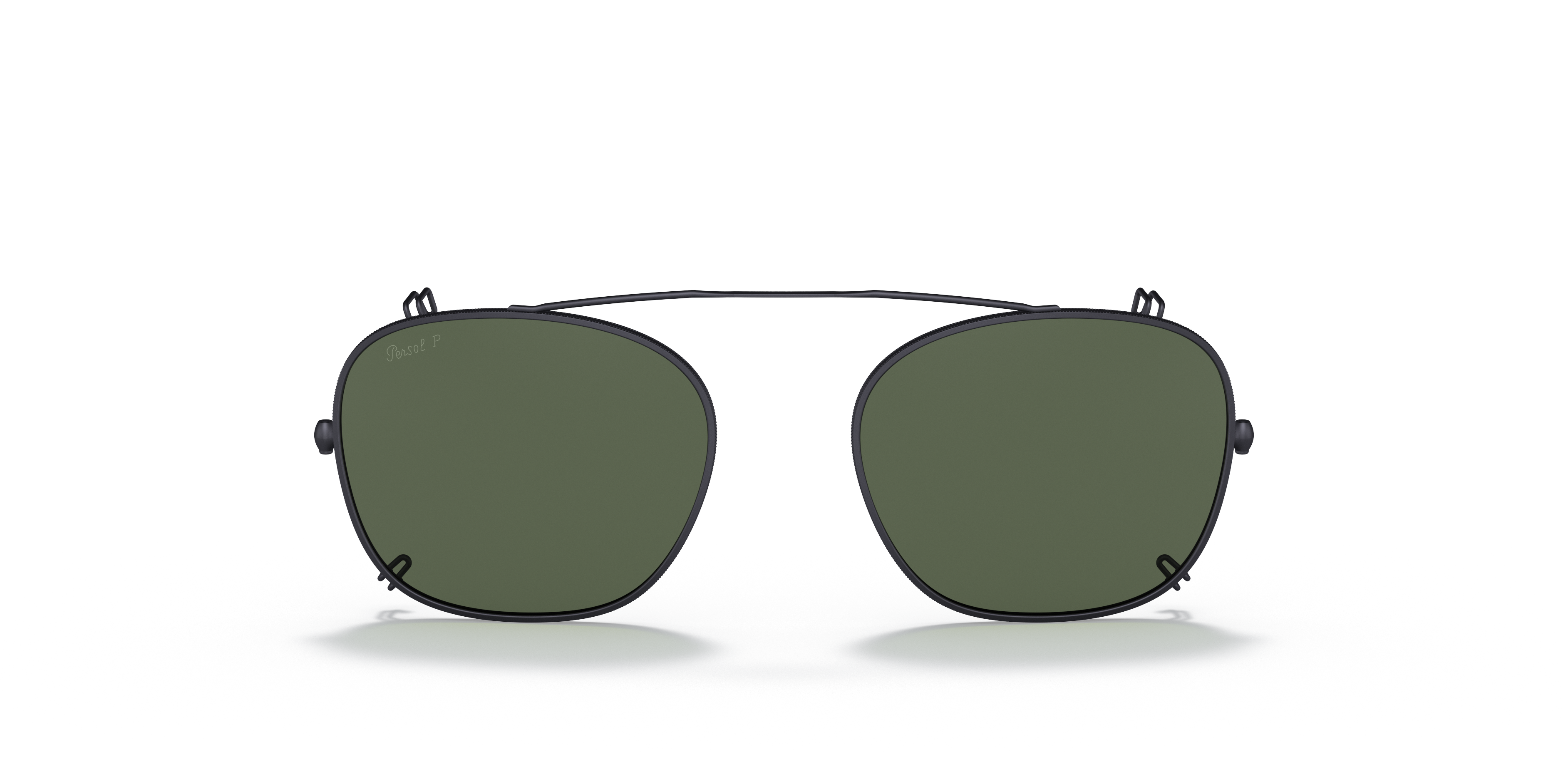 Clip-on PO3007C - Canna di fucile - Polarizzata Verde - Metallo | Persol  Italia