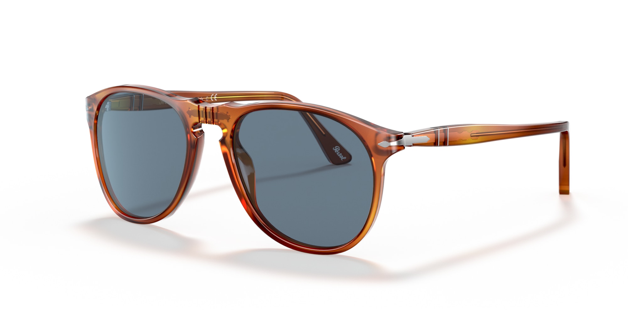Occhiali Da Sole PO9649S - Terra di Siena - Azzurro - Acetato | Persol  Italia