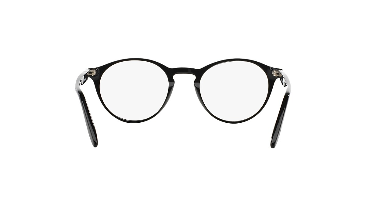 Persol 3092-V 9014 store 48[]19 145 Black Round Eyeglasses Frame