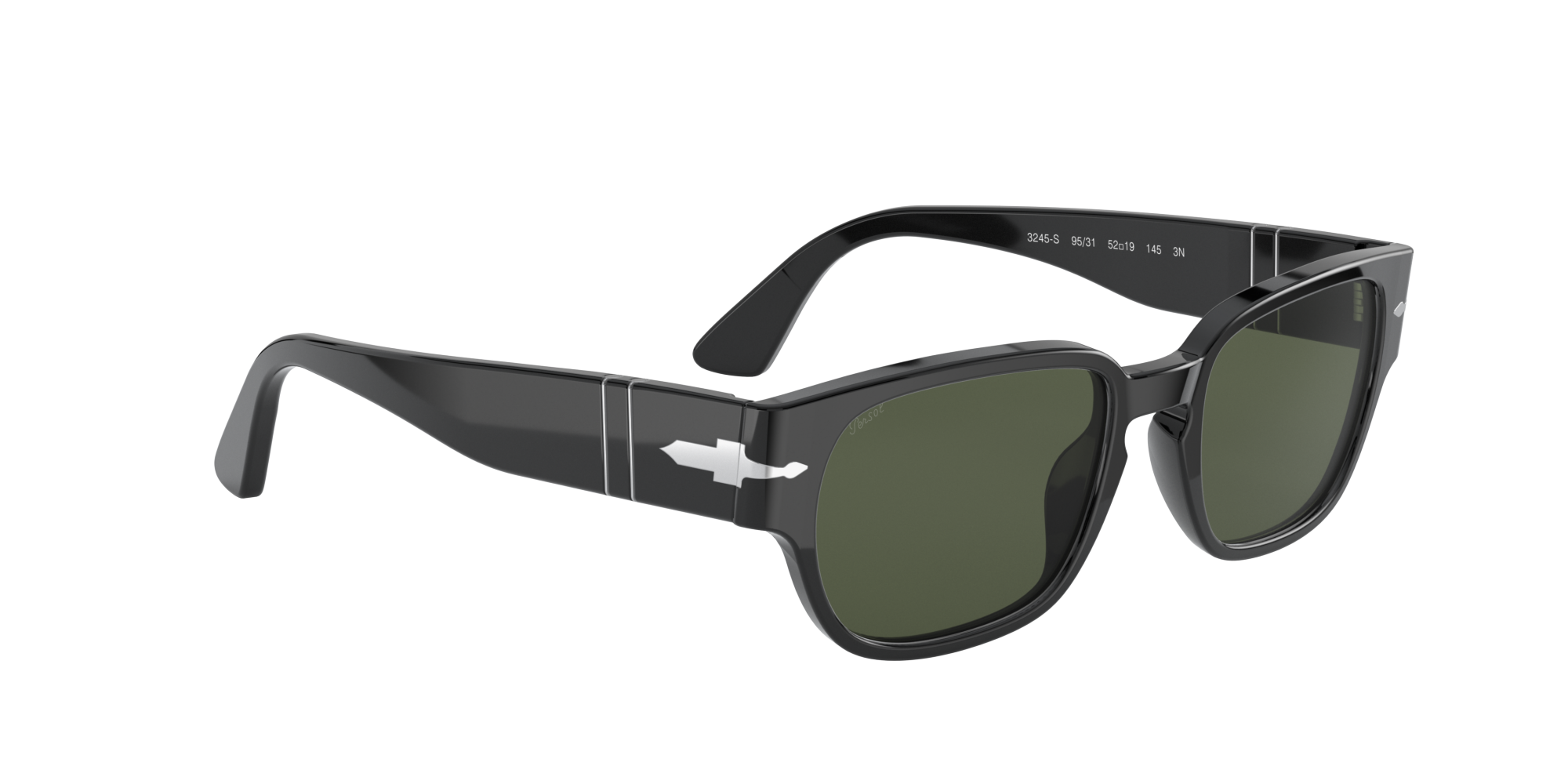 Occhiali Da Sole PO3245S - Nero - Verde - Acetato | Persol Italia