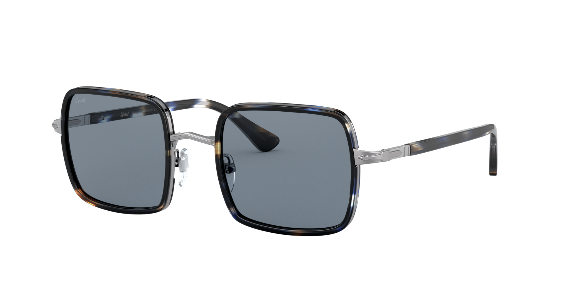 Occhiali Da Sole PO2475S - Grigio Striato Blu - Azzurro - Metallo | Persol  Italia