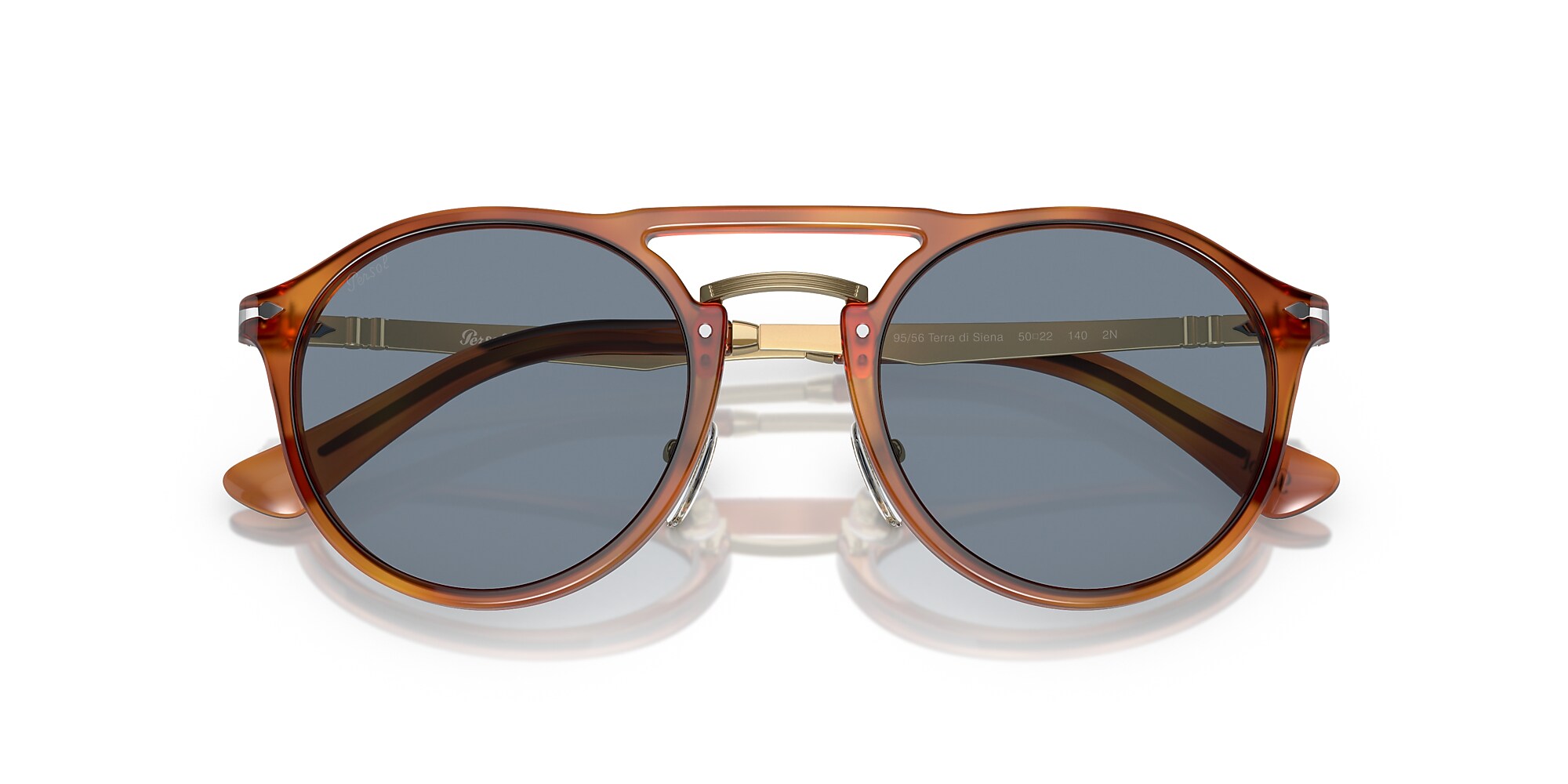 Sunglasses Po3264s Terra Di Siena Light Blue Acetate Persol Hungary