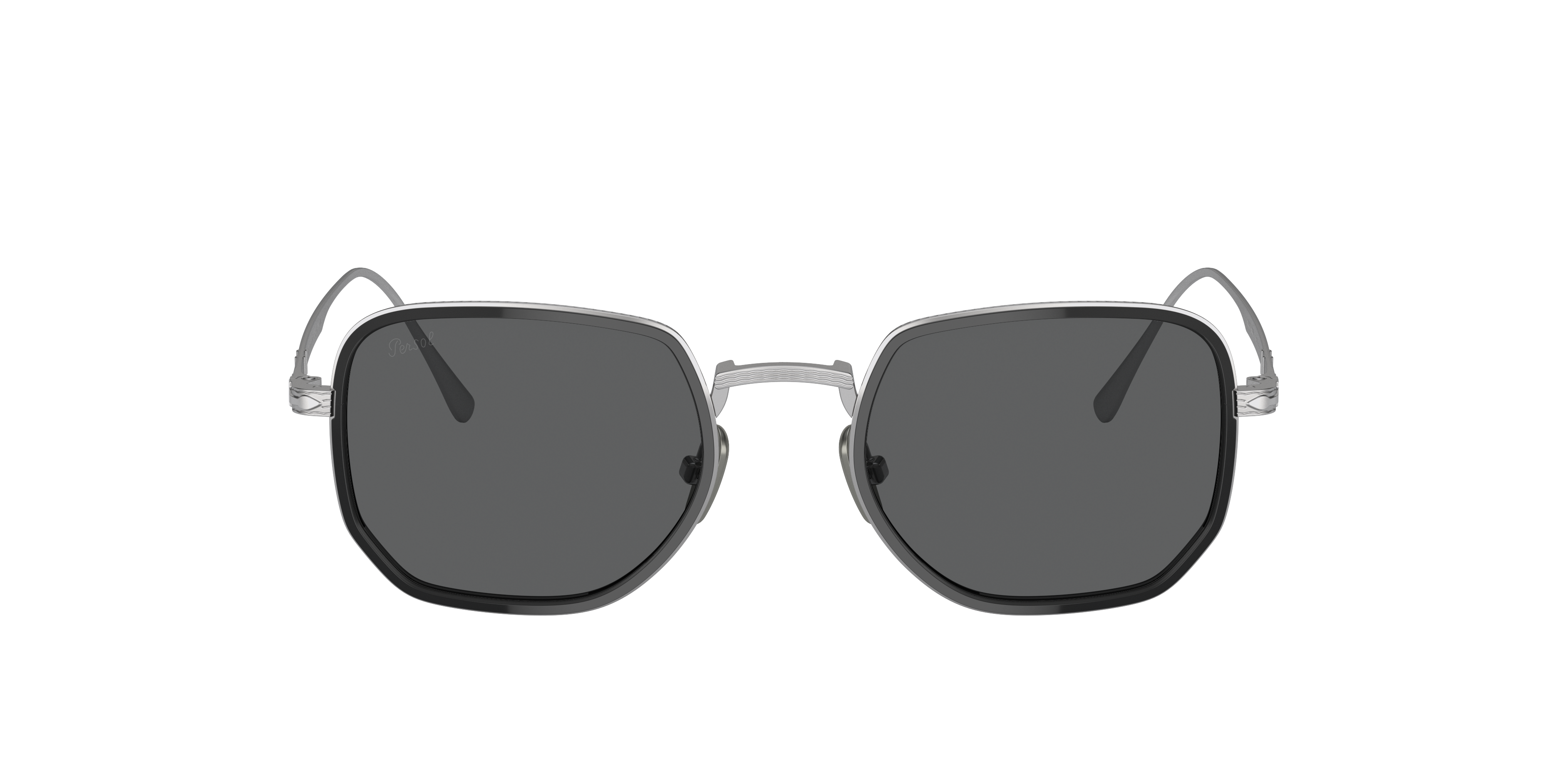 Occhiali Da Sole PO5006ST - Argento/Nero - Grigio Scuro - Titanio | Persol  Italia
