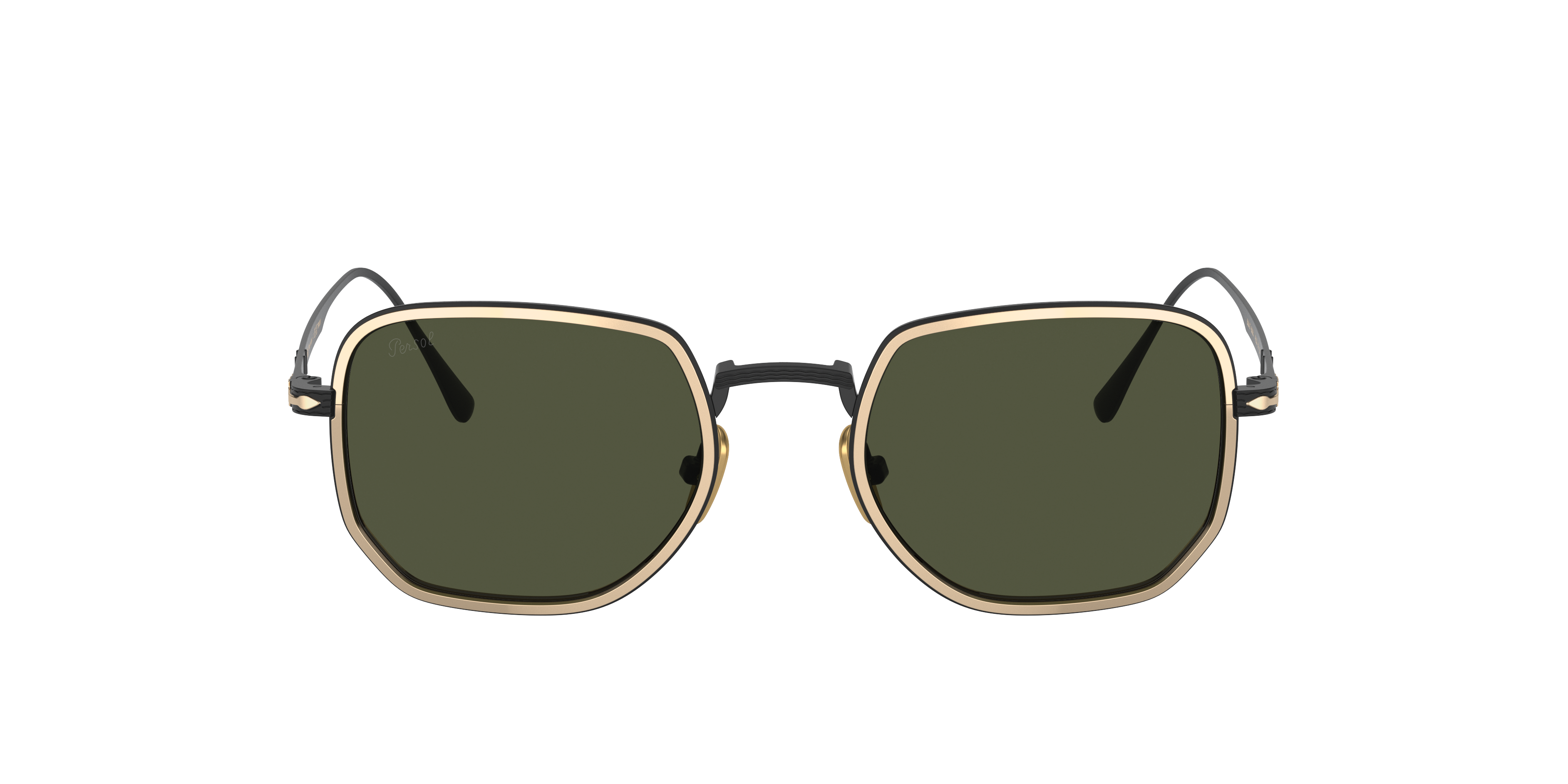 Occhiali Da Sole PO5006ST - Nero/Oro - Verde - Titanio | Persol Italia