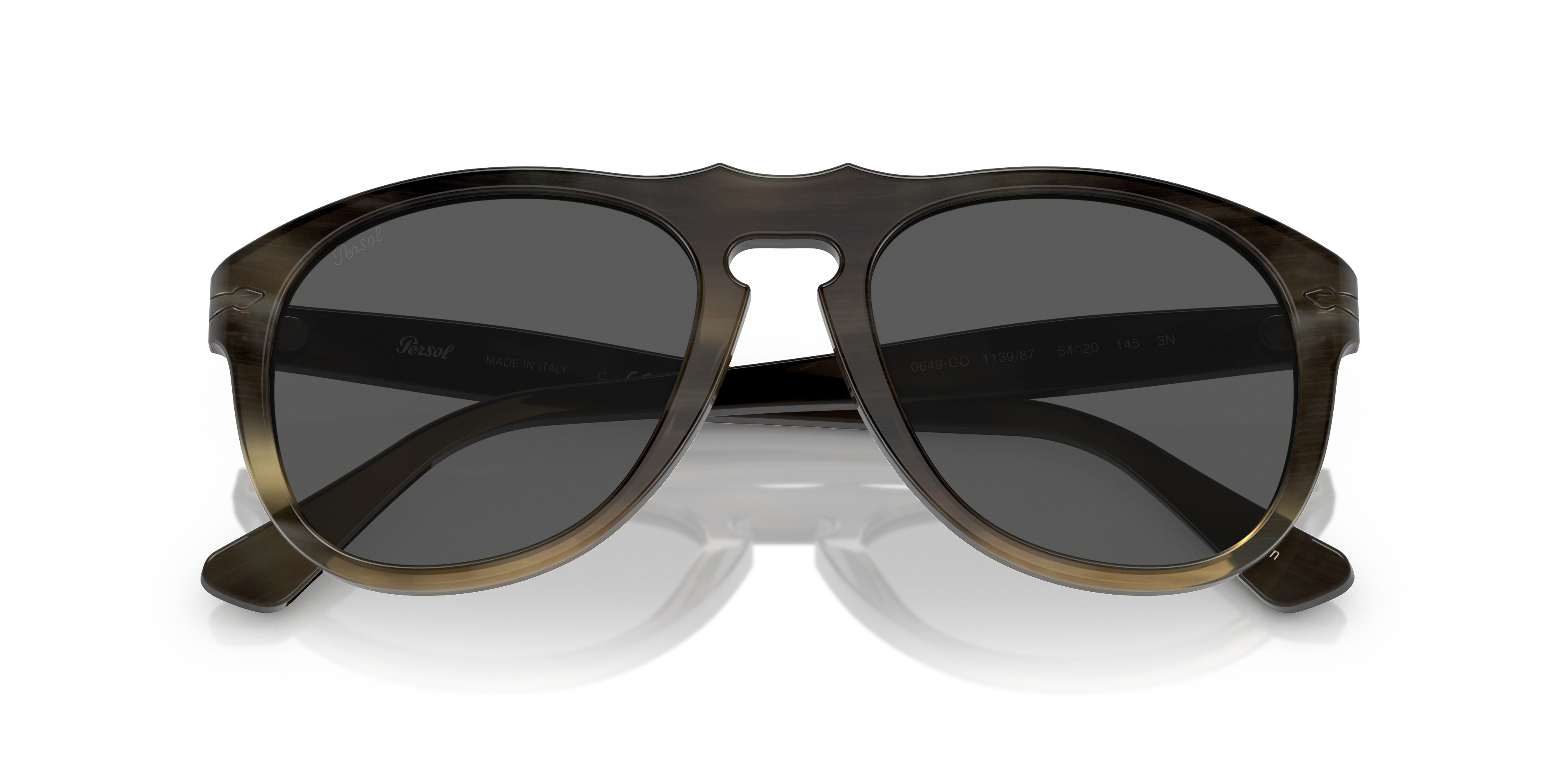 Occhiali Da Sole PO0649CO - Corno Marrone Chiaro - Fumo - Corno | Persol  Italia