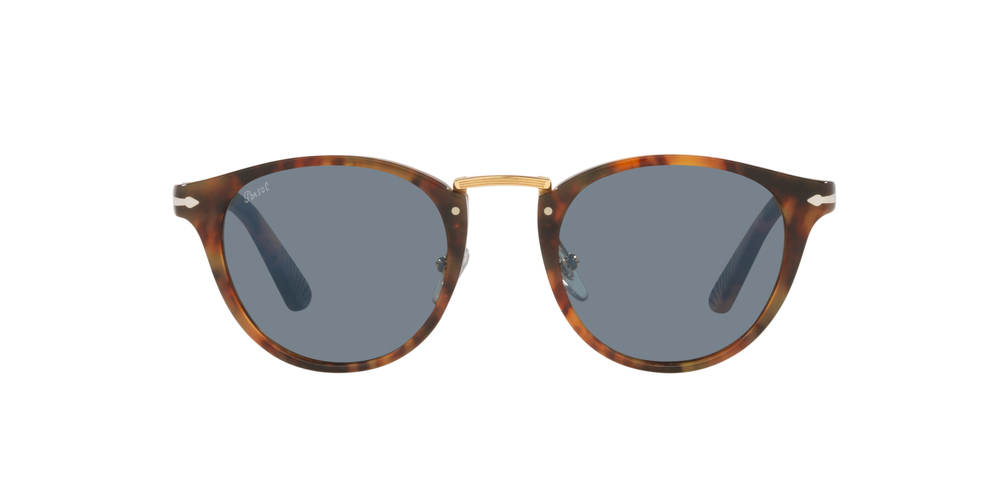 Persol Brown Round Men's Sunglasses PO 3210S 2431 54 8053672895612 -  Sunglasses - Jomashop