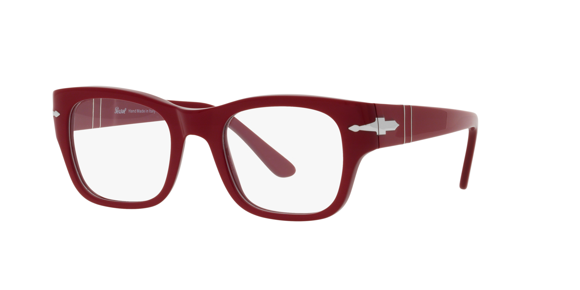 Persol 3007V Red Eyeglasses | Includes FREE Rx Lenses