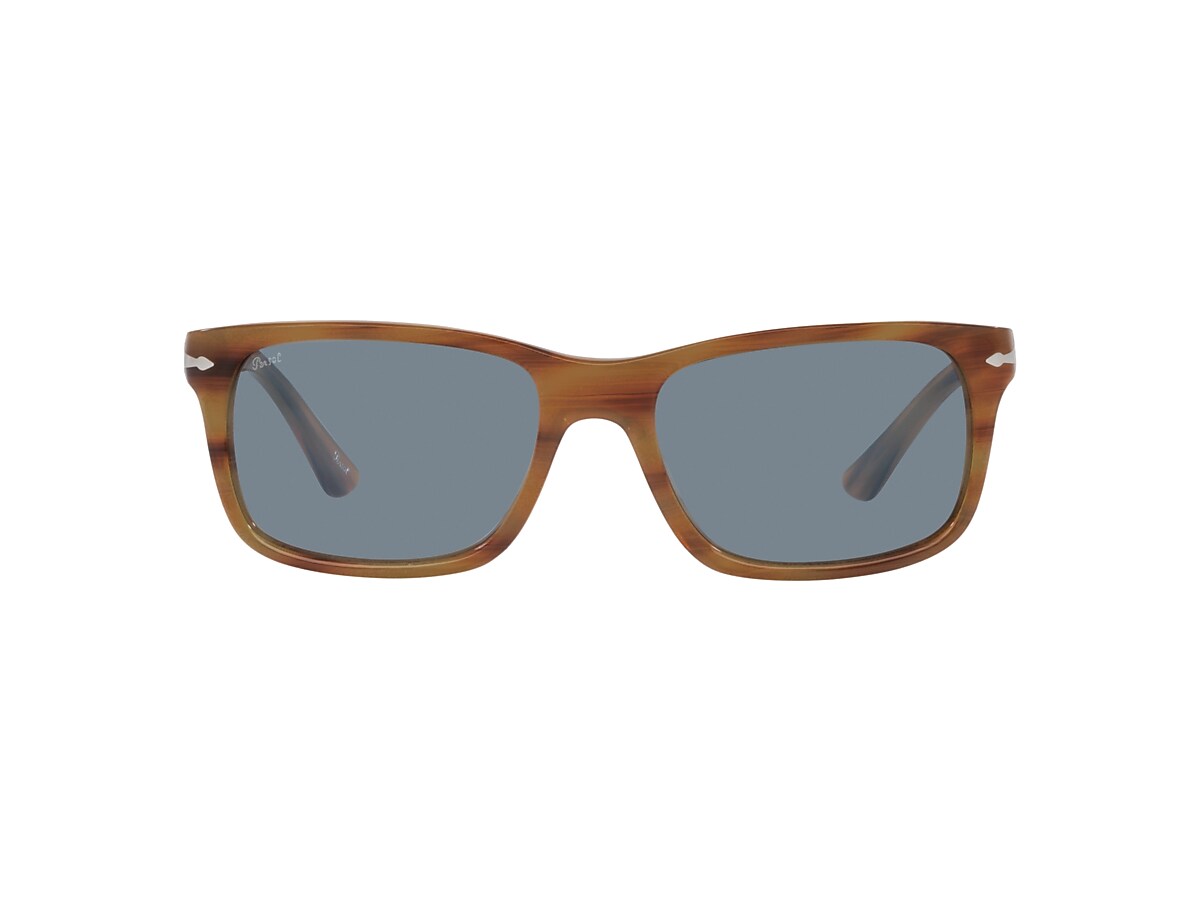 Persol PO3048S Sunglasses in Striped Brown