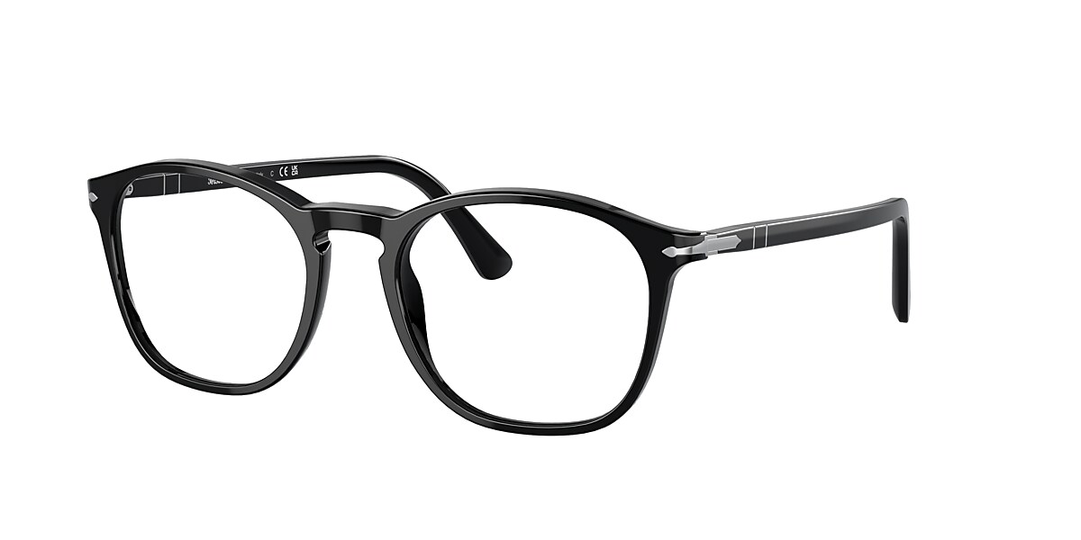 Occhiali Da Vista PO3007VM Nero Trasparente Acetato Persol