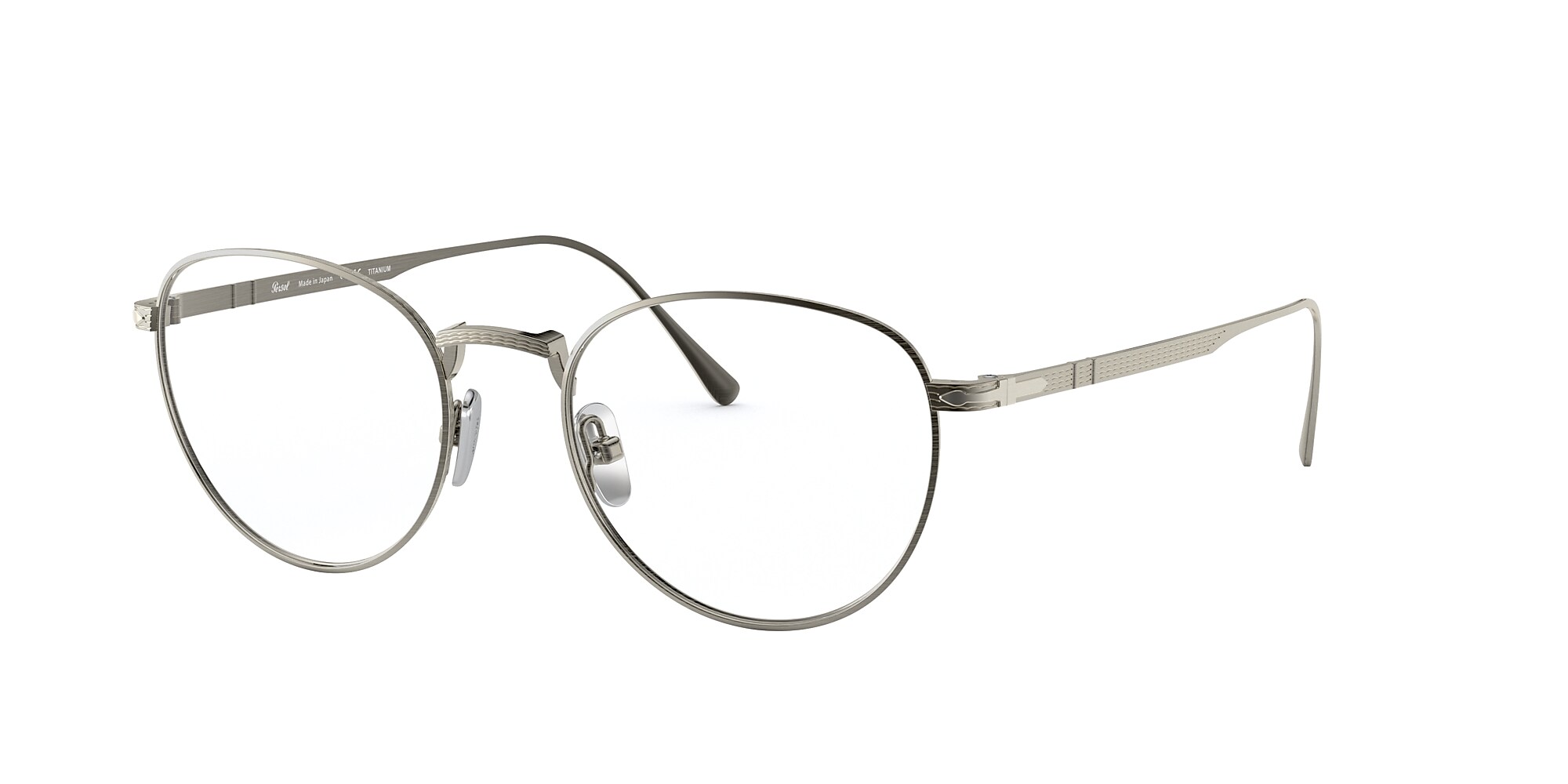 Eyeglasses PO5002VT - Pewter - Demo Lens - Titanium | Persol USA