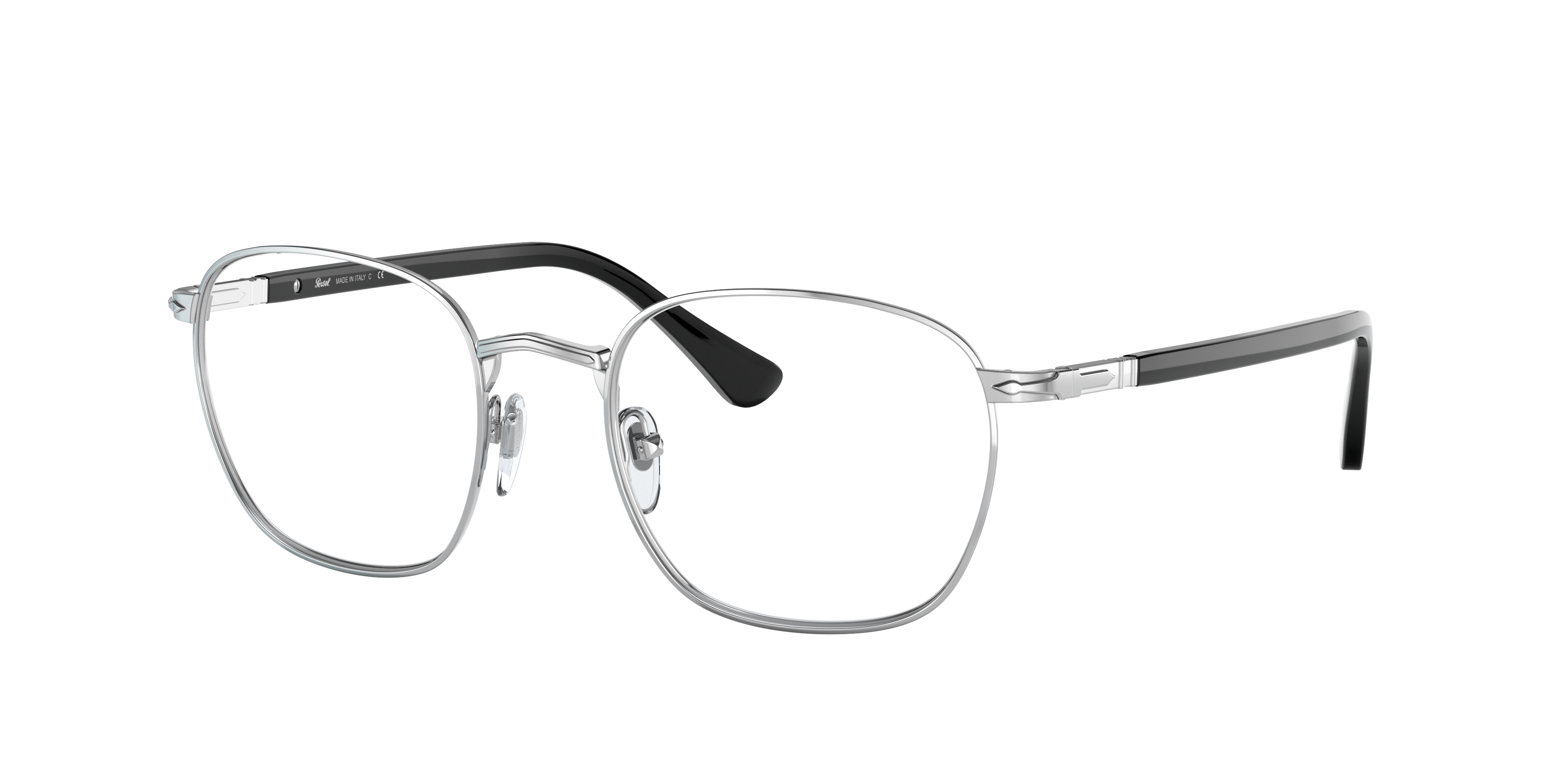 メガネ Persol FW25 Persol - 2478V VISTA - 518 (2478V VISTA 518) Persol PO2476V Eyeglasses in Silver | Persol® Persol United