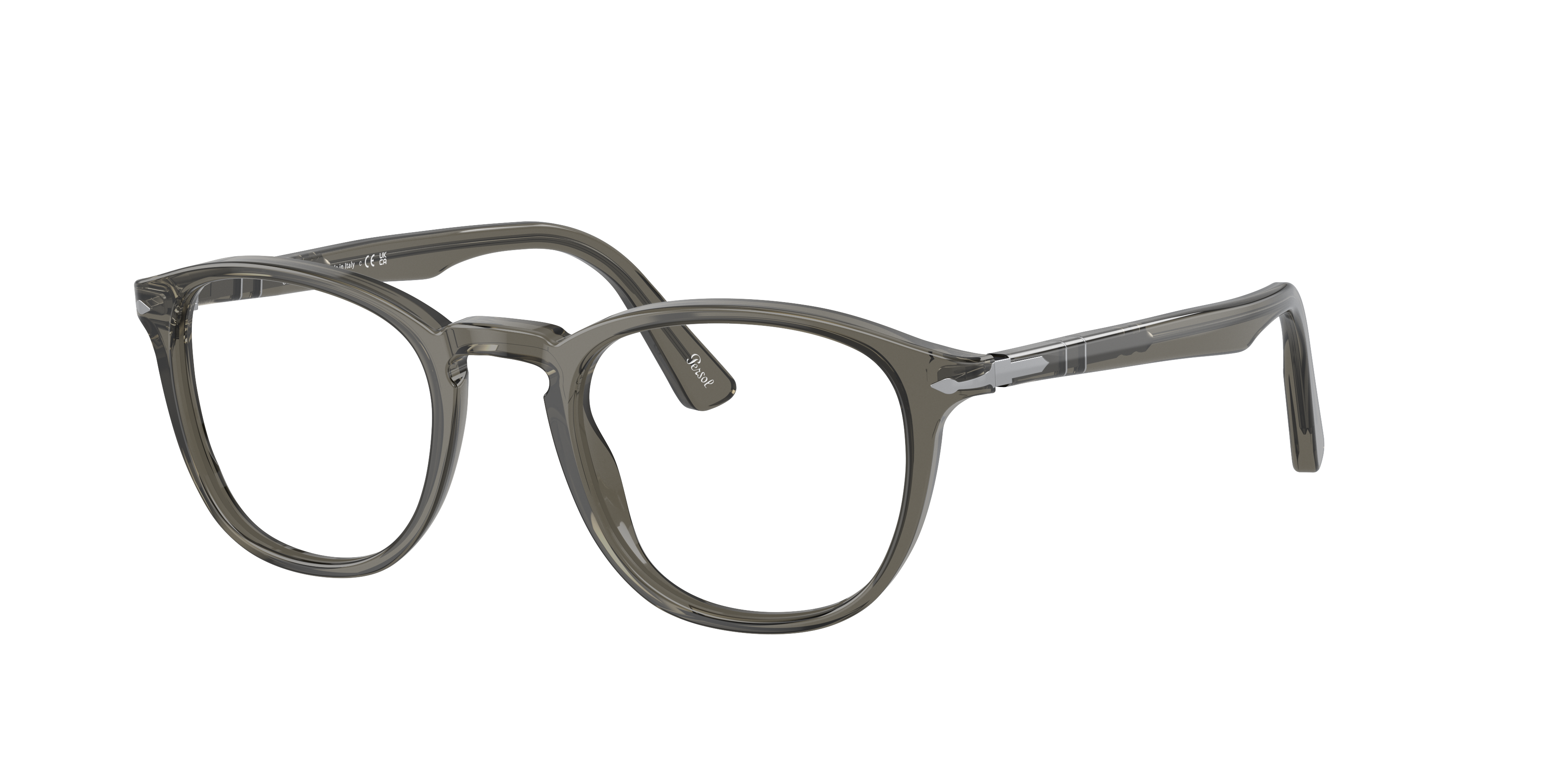 メガネ Persol FW25 Persol - 3371V VISTA - 24 (3371V VISTA 24) Persol PO3143V Eyeglasses in Grey Smoke | Persol® Persol