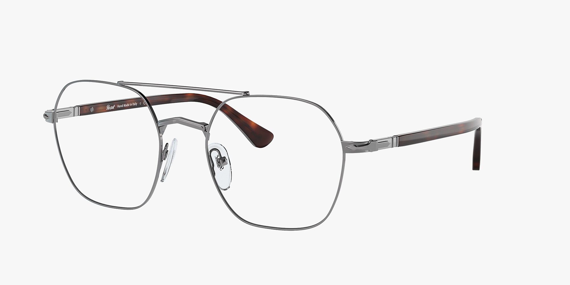 Eyeglasses PO2483V Gunmetal Demo Lens Steel Persol USA