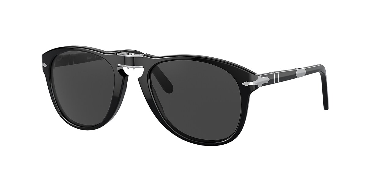 Persol 714SM Steve McQueen Sunglasses in Black Persol Persol United Kingdom